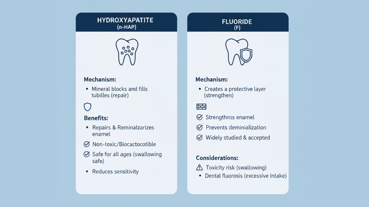 How Does Hydroxyapatite Compare To Fluoride In Protecting Teeth?
